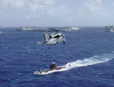 Ο τεράστιος ναυτικός στόλος των ΗΠΑ στον Ειρηνικό σε μια επίδειξη ισχύος έναντι της Κίνας